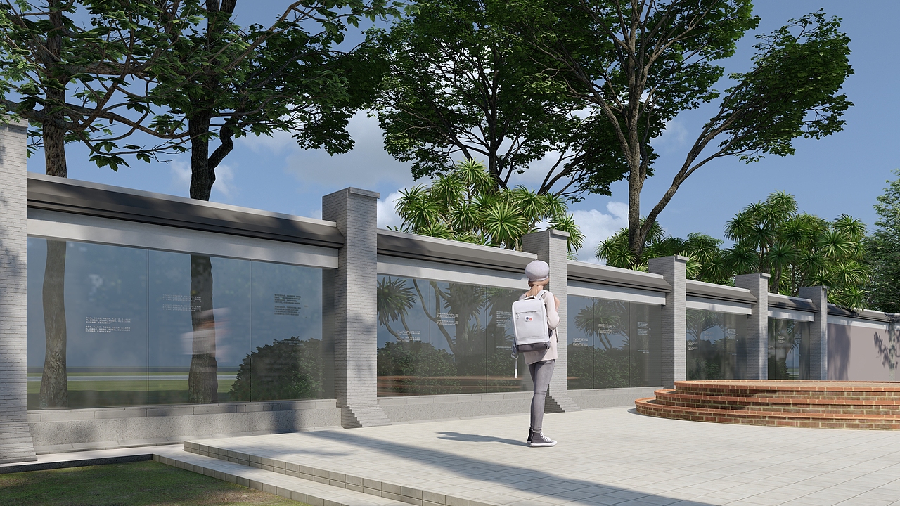 峡江二中景观改造设计