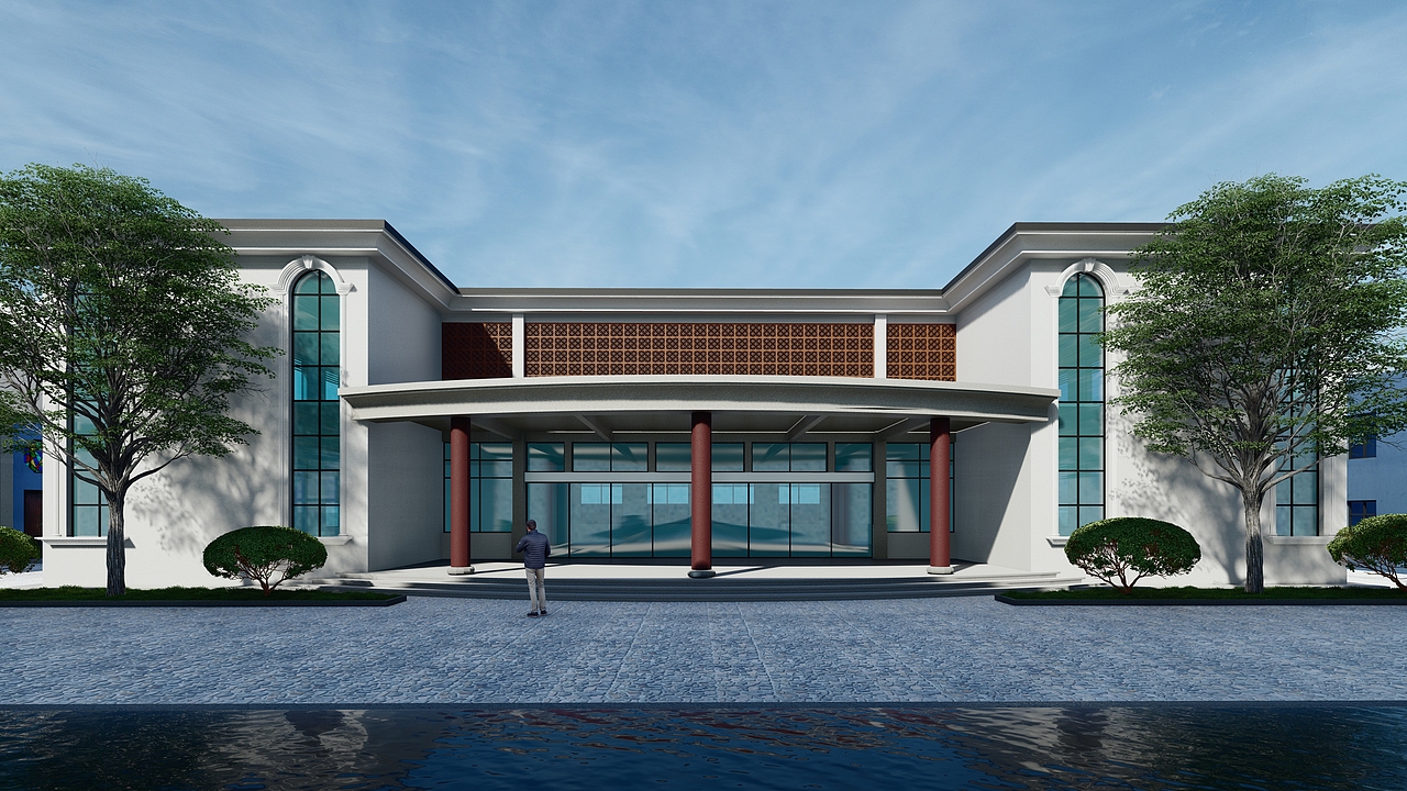 峡江二中景观改造设计