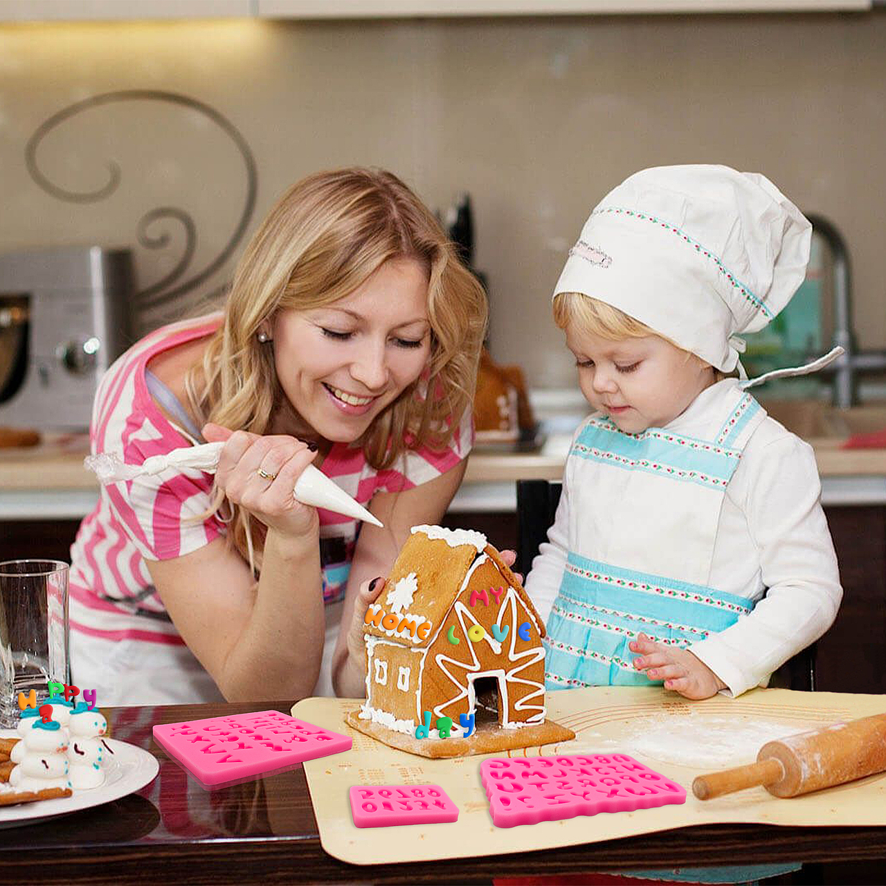 亚马逊数字模具主图A+