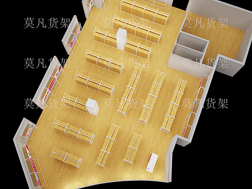 安康文创潮玩店道具灵活百变-莫凡货架道具厂家