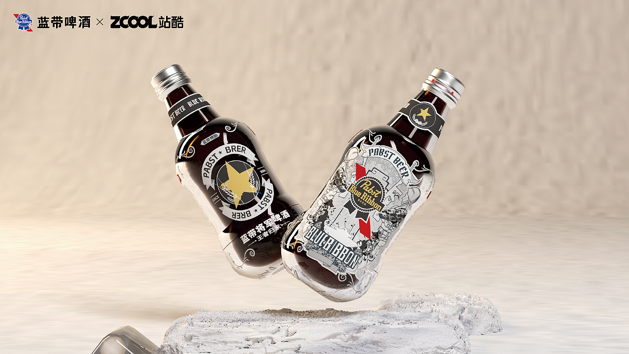 蓝带将军啤酒包装设计—— 致敬荣耀（图ZMzcxMzU2Njk2） - 包装 - 站酷设计师joooone原创素材 - 站酷ZCOOL