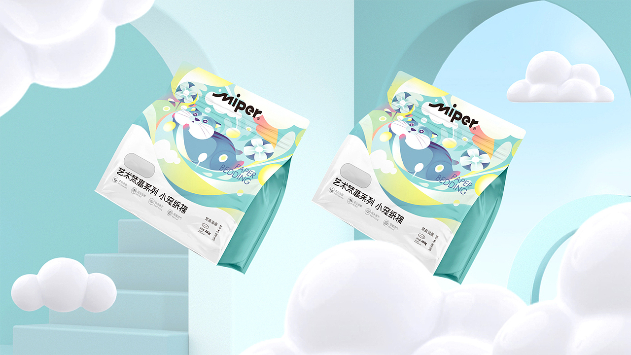 宠物品牌设计 爬宠包装设计 小宠包装设计 猫砂包装