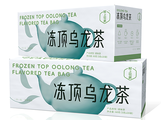 花茶品牌设计丨花果茶包装设计，包装盒设计，插画包装
