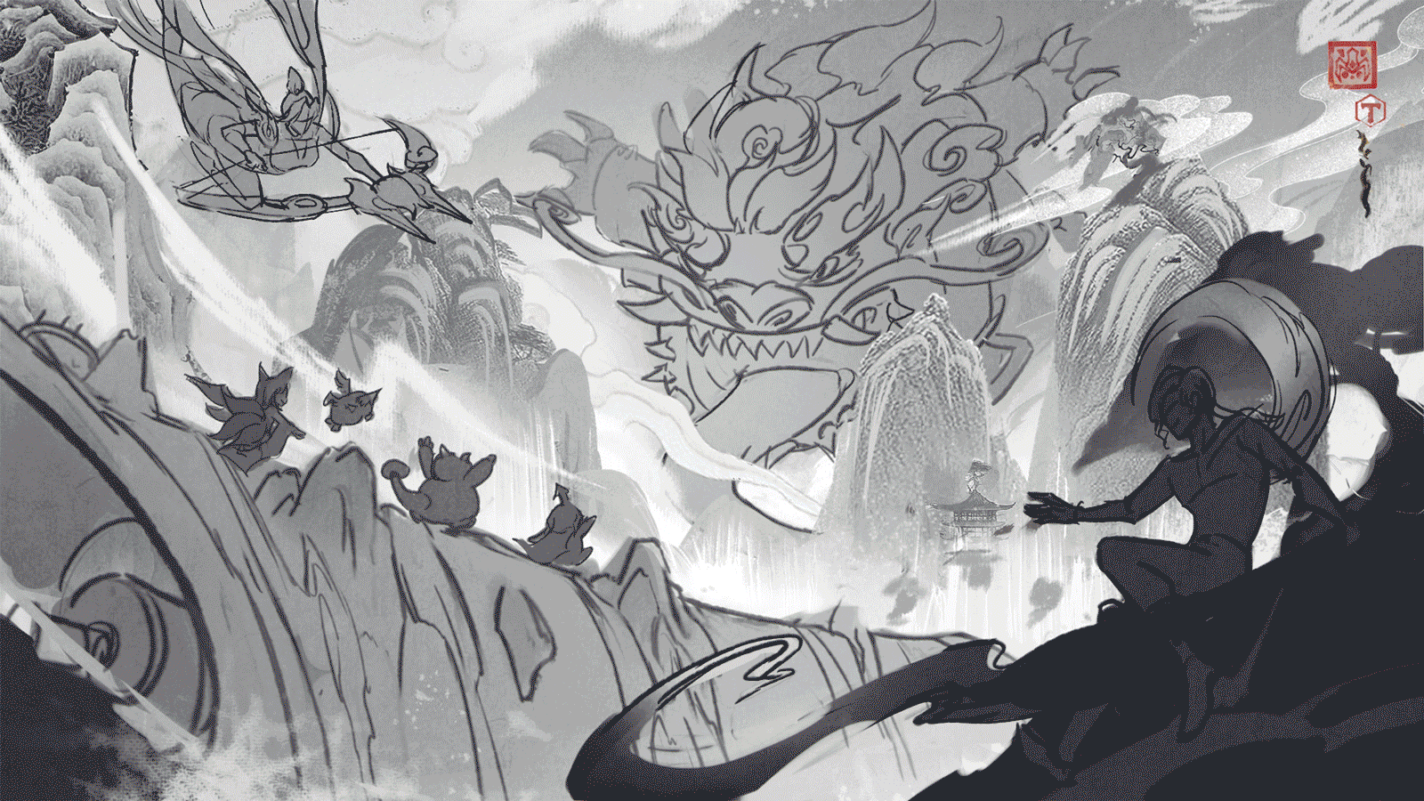 「云顶之弈」画中灵+共创活动kv