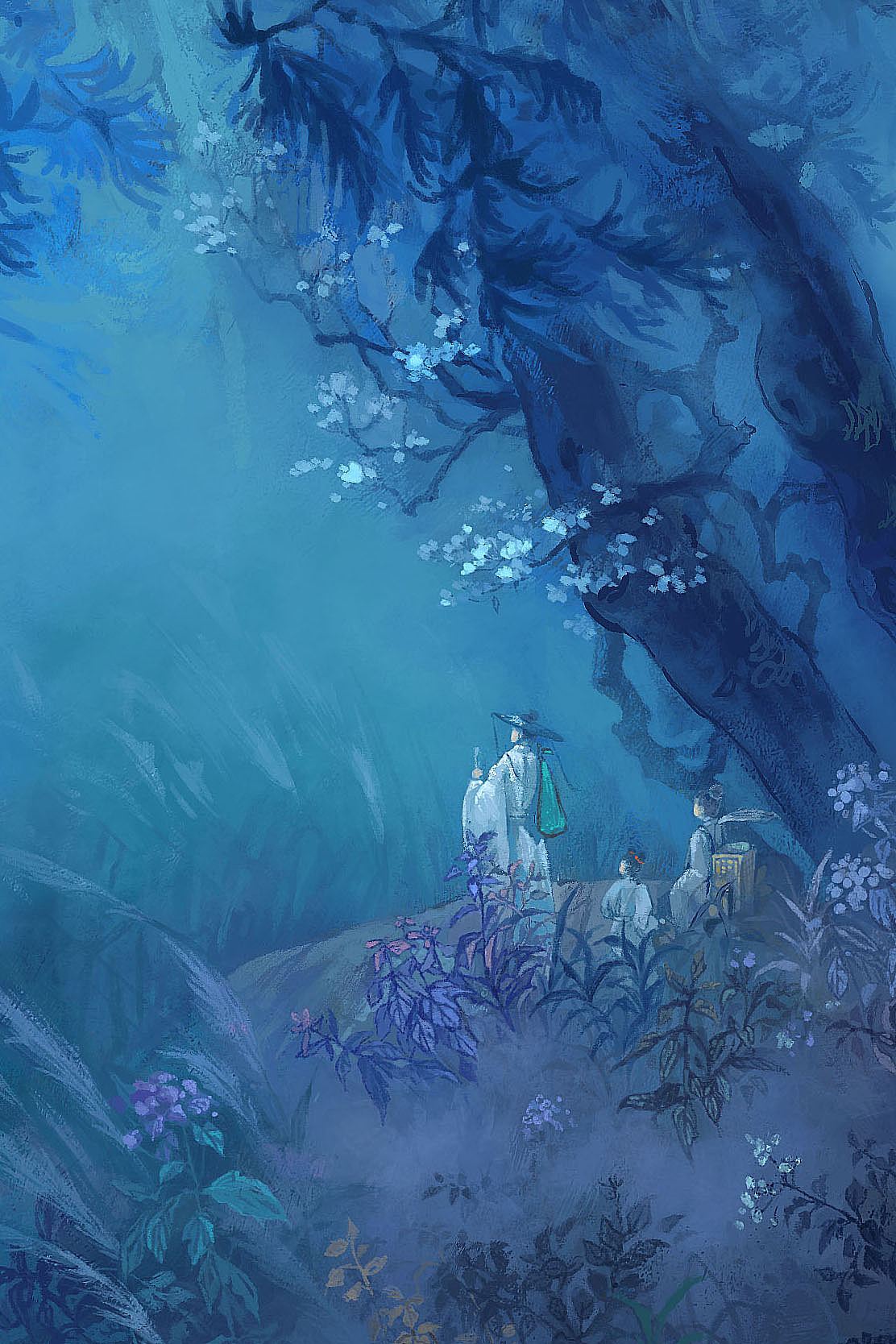 春江花月夜（三）（图ZMzcxMzY1MTky） - 创作习作 - 站酷设计师牧之的插画原创素材 - 站酷ZCOOL
