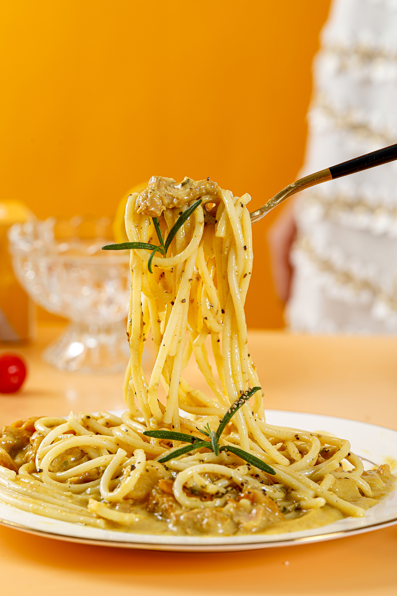 牛肉酱意面咖喱黑胡椒意面西餐速食儿童拌面面粉面线