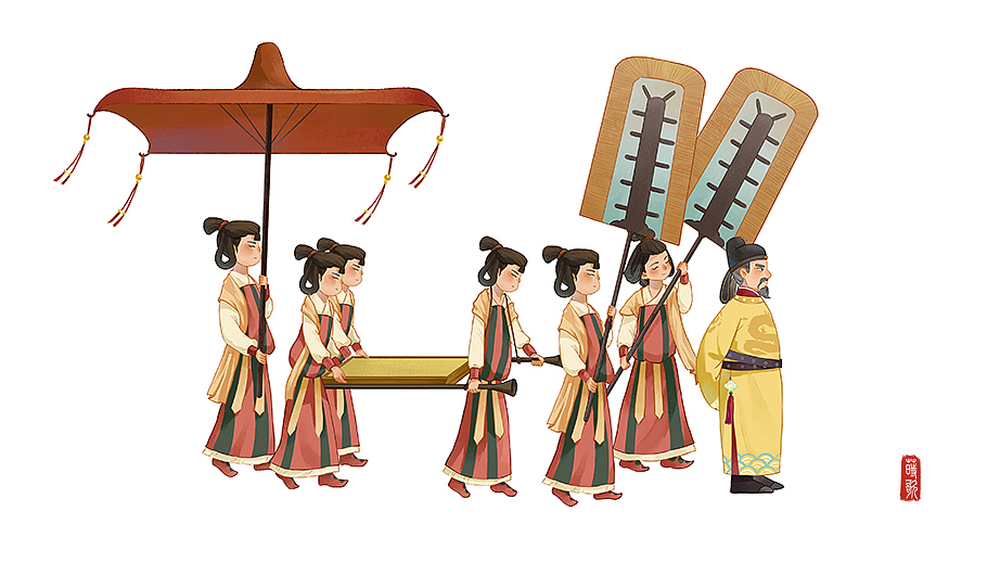 大语文国学稿（图ZMzcxMzcwMDg0） - 儿童插画 - 站酷设计师莳歌原创素材 - 站酷ZCOOL