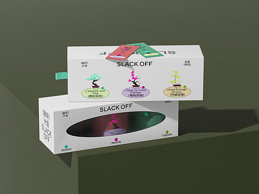 SLACK OFF绿植包装设计