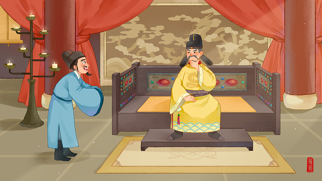 大语文国学稿（图ZMzcxMzczOTY4） - 儿童插画 - 站酷设计师莳歌原创素材 - 站酷ZCOOL