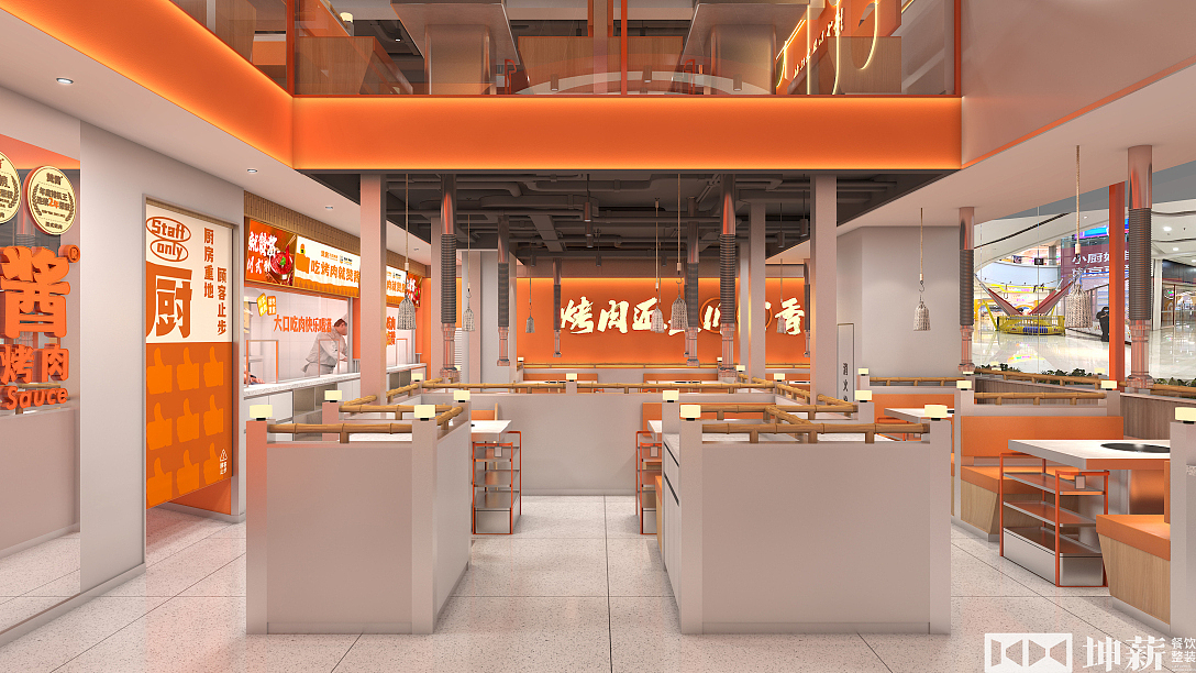 赞酱烤肉太原店 · 坤薪整装(图ZMzcxMzg4NDc2) - 酒店餐饮设计 - 站酷设计师坤薪整装原创素材 - 站酷ZCOOL