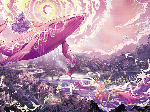 “深海之唤”系列插画设计
