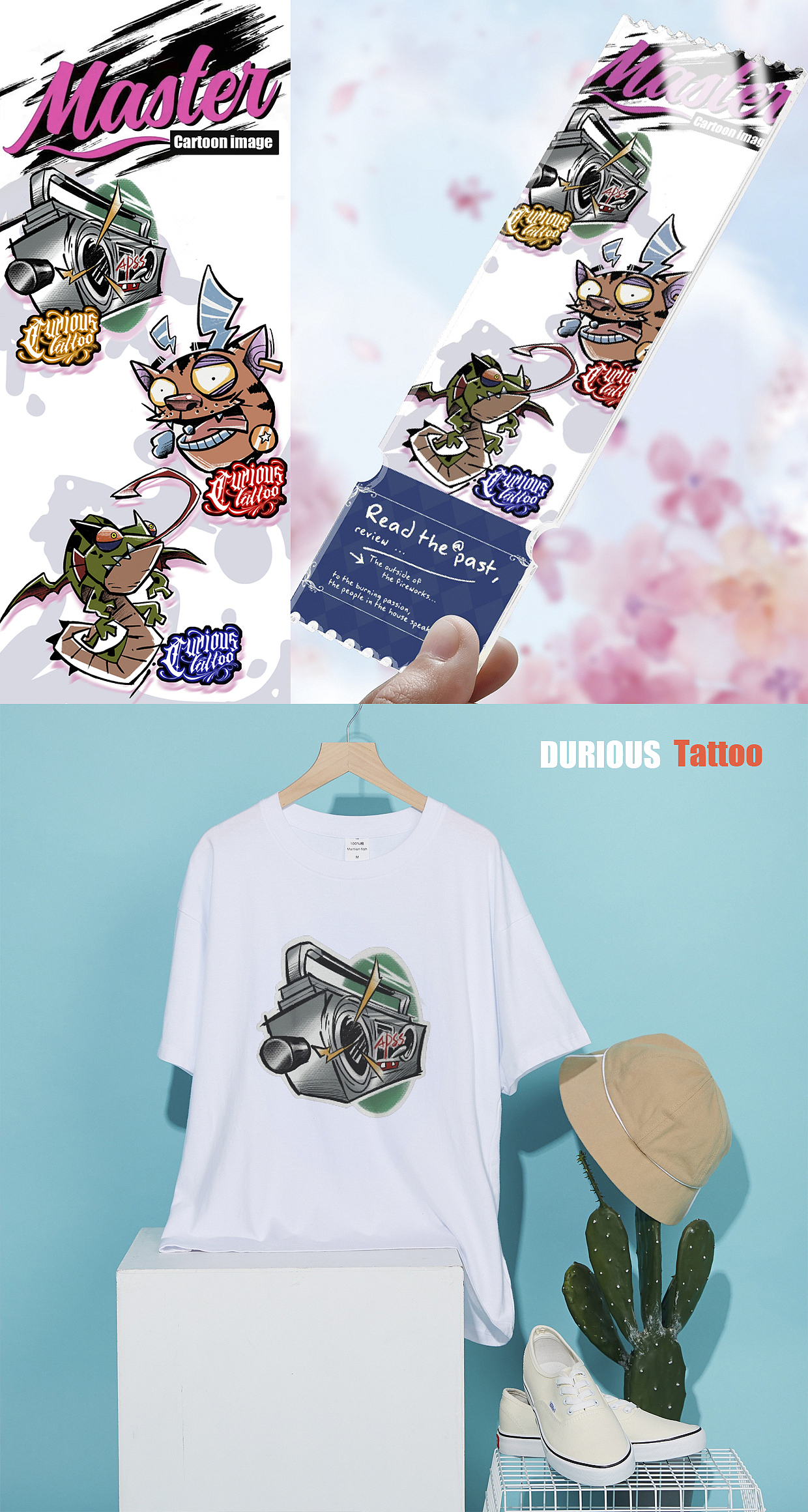 《DURIOUS TATTOO 》动物票根 白体恤（图ZMzcxMzk1NjQ4） - 商业插画 - 站酷设计师画师leech原创素材 - 站酷ZCOOL