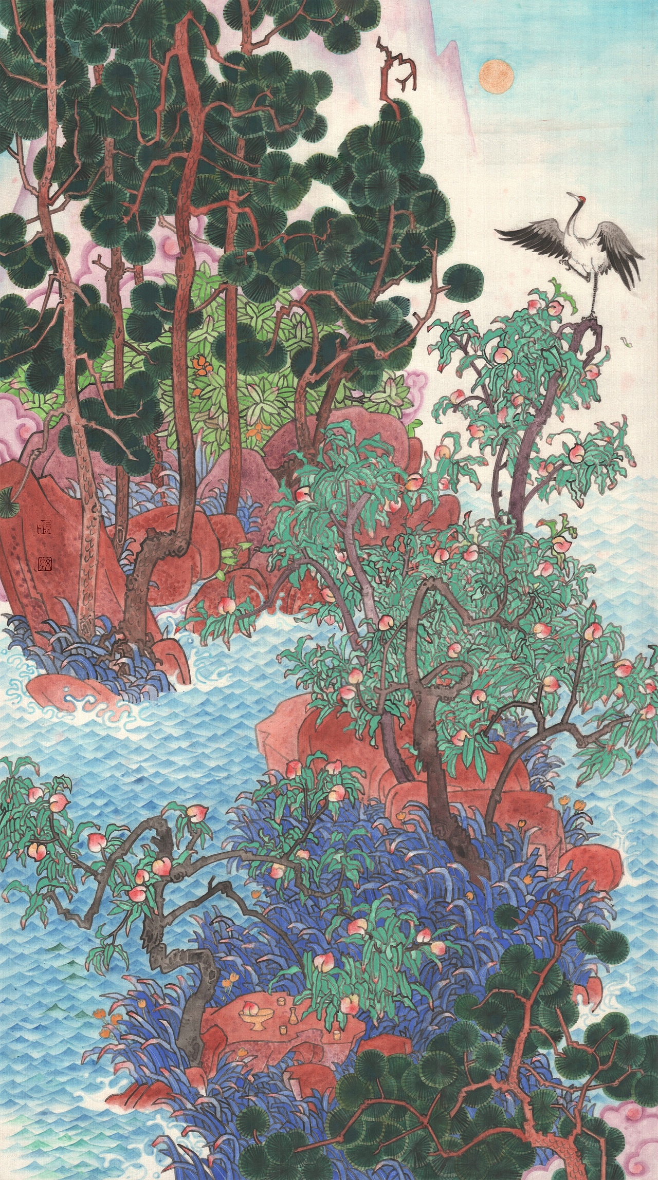 桃源逐水图（图ZMzcxMzk1MDg4） - 绘画 - 站酷设计师Art张文学原创素材 - 站酷ZCOOL