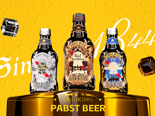 蓝带将军啤酒包装设计—— 致敬荣耀