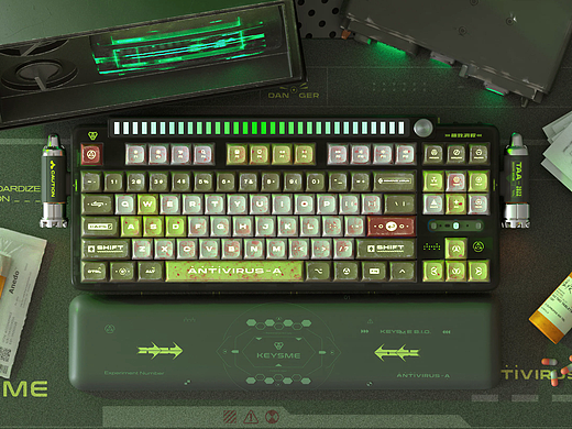 Keysme Lunar 01机械键盘幽灵船版本