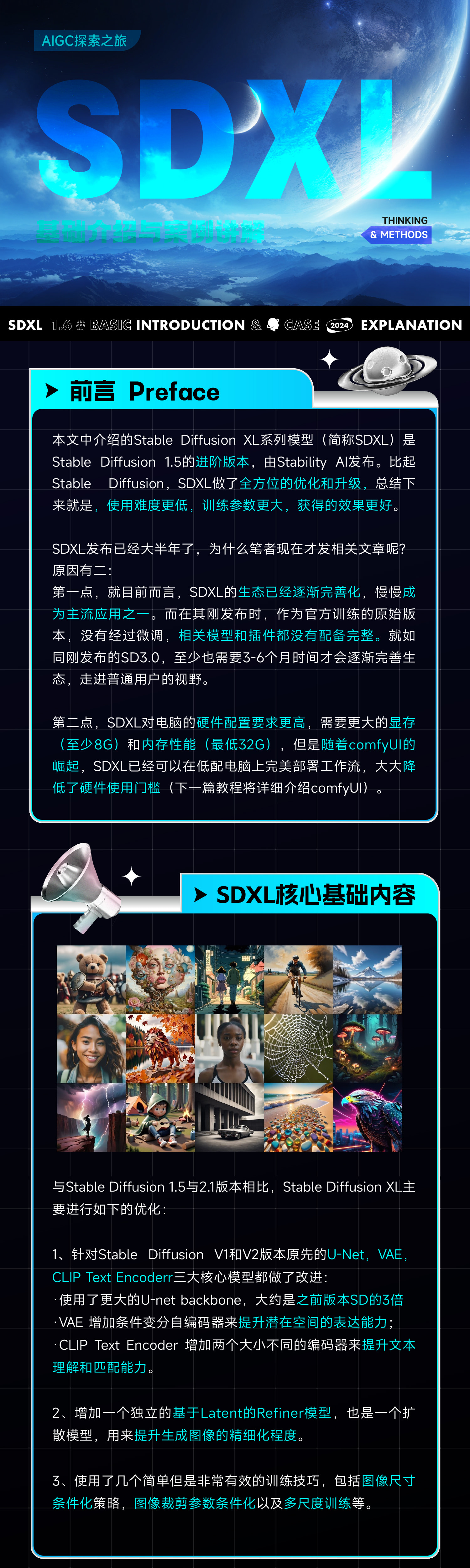 SDXL基础介绍与案例讲解（图ZMTQ4MjE4Mjg=） - 教程 - 站酷设计师丨七律丨原创素材 - 站酷ZCOOL
