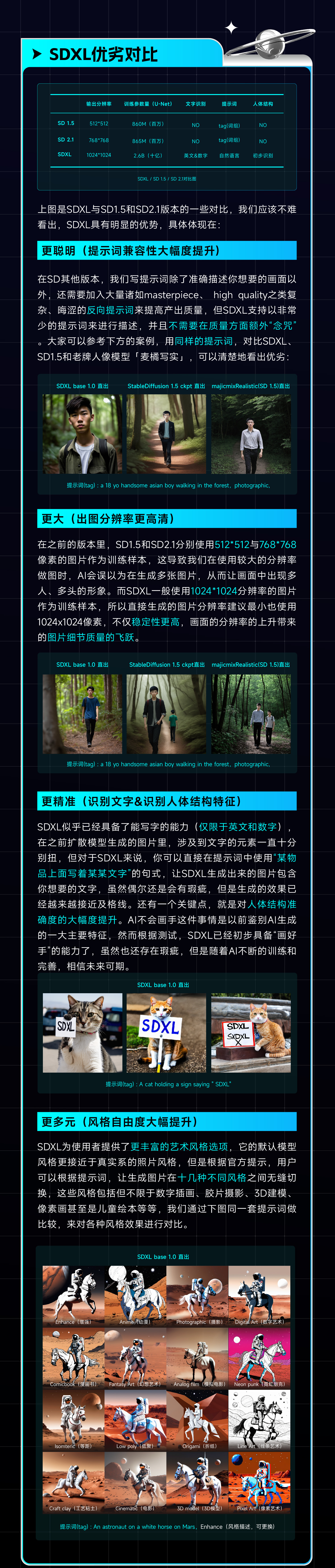 SDXL基础介绍与案例讲解（图ZMTQ4MjE5NDA=） - 教程 - 站酷设计师丨七律丨原创素材 - 站酷ZCOOL