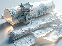 AI绘画-立体画卷