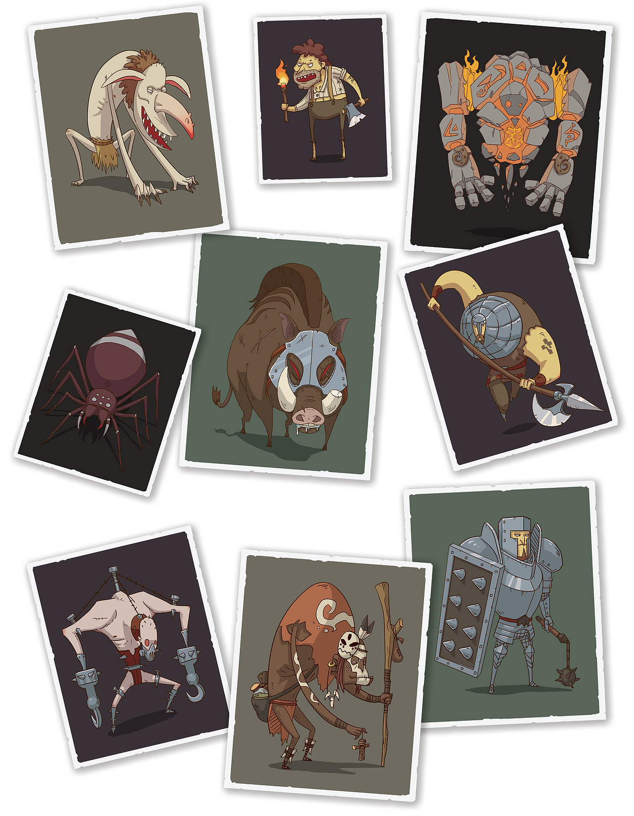 【卡牌与冒险】角色设计分享