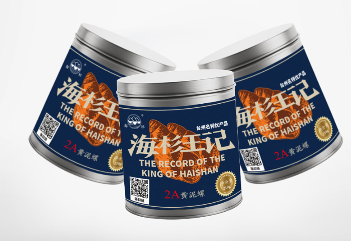 食品泥螺标签设计