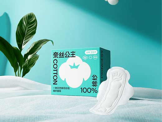 详情页拍摄｜奈丝公主100%棉纱卫生巾