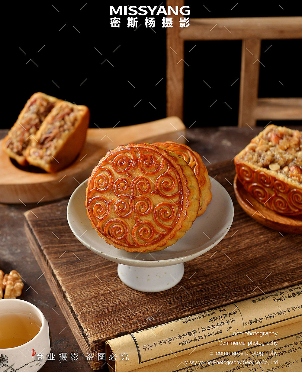 老式月饼|美食摄影|蛋黄莲蓉|电商摄影×郑州密斯杨