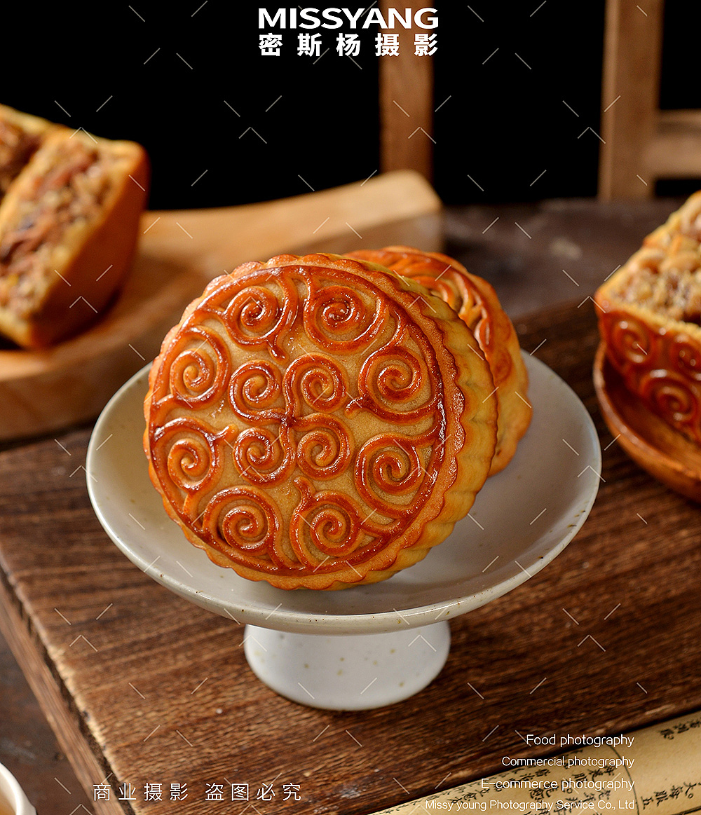 老式月饼|美食摄影|蛋黄莲蓉|电商摄影×郑州密斯杨