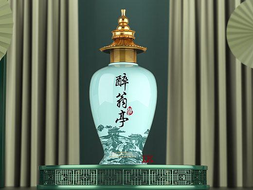 “醉翁亭”白酒坛型包装设计