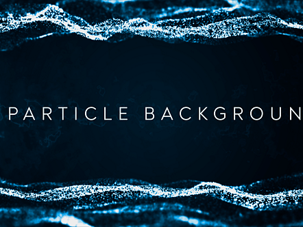 AE模板|创意抽象粒子图形背景元素动效动画时尚开场