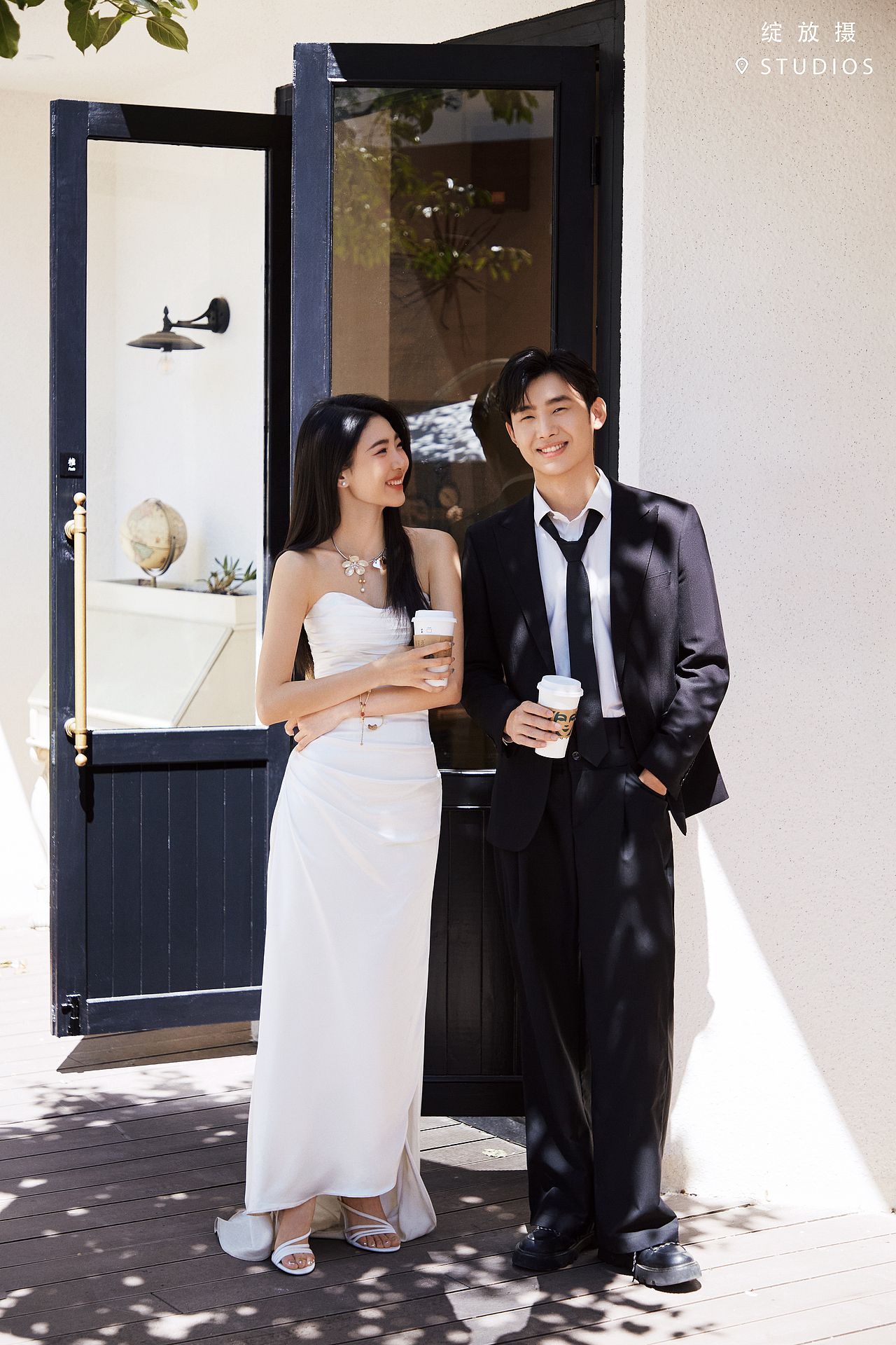 将文艺氛围融入甜酷风婚纱照,竟如此惊艳