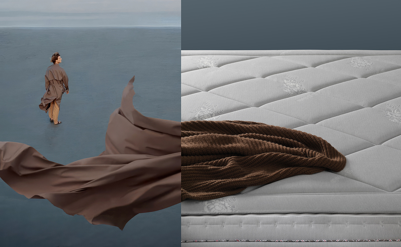 一组床垫拍摄作品(实拍+合成)