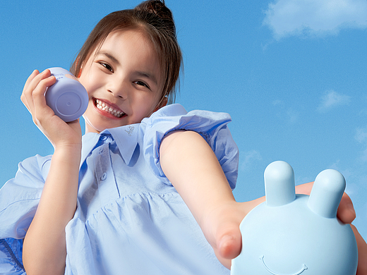 言物集 X 兔头妈妈|儿童防晒霜面霜护肤品模特人像拍摄