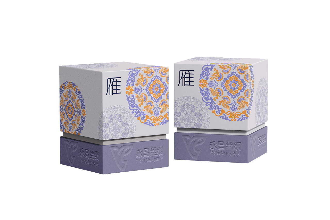 丝绸文创包装设计——龙凤雁鱼（图ZMzcxNDU3NjIw） - 包装 - 站酷设计师十一1025原创素材 - 站酷ZCOOL