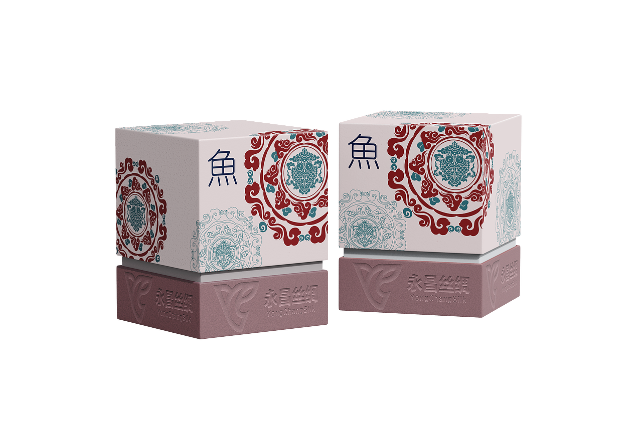 丝绸文创包装设计——龙凤雁鱼（图ZMzcxNDU3NjI0） - 包装 - 站酷设计师十一1025原创素材 - 站酷ZCOOL