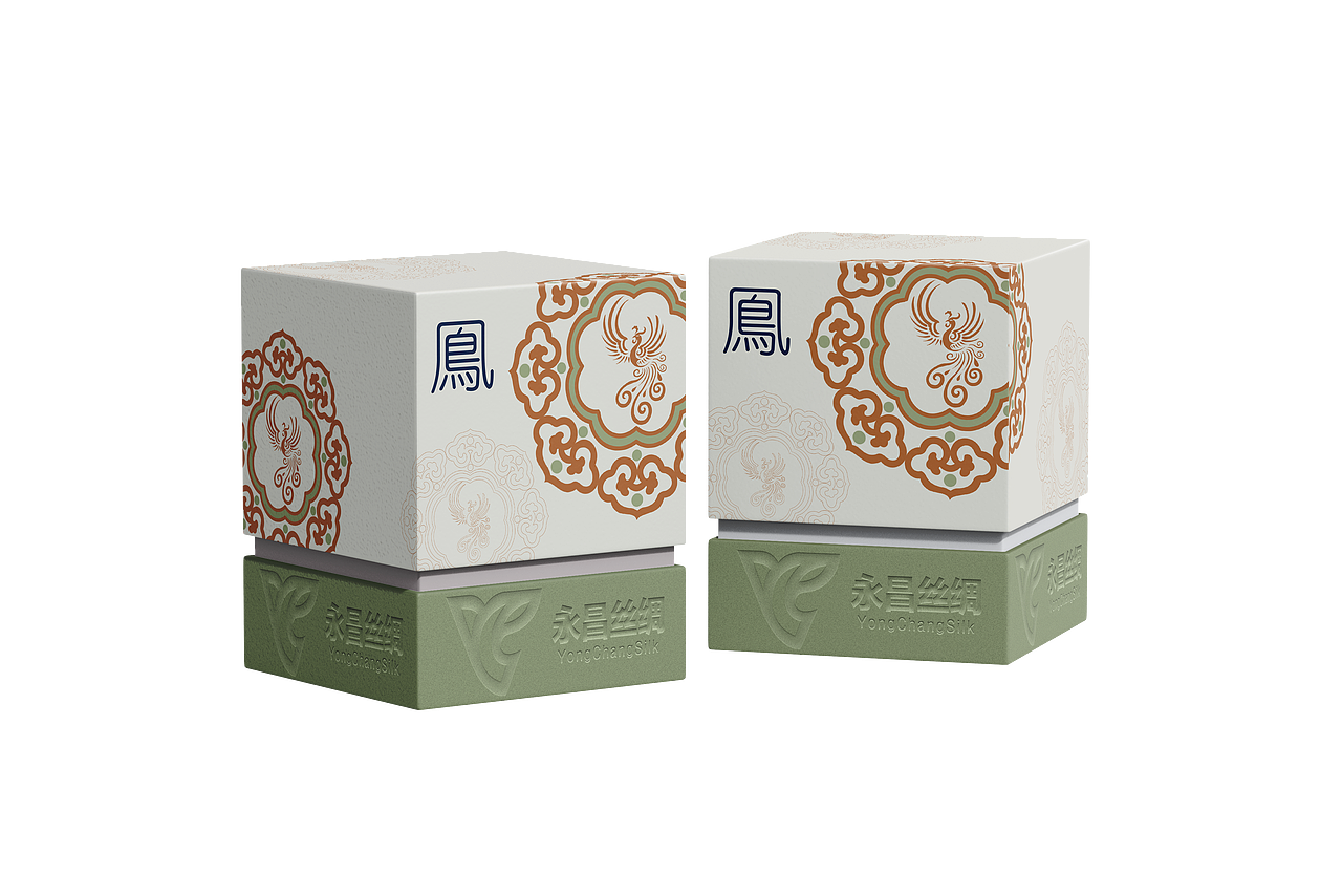 丝绸文创包装设计——龙凤雁鱼（图ZMzcxNDU4MTY0） - 包装 - 站酷设计师十一1025原创素材 - 站酷ZCOOL