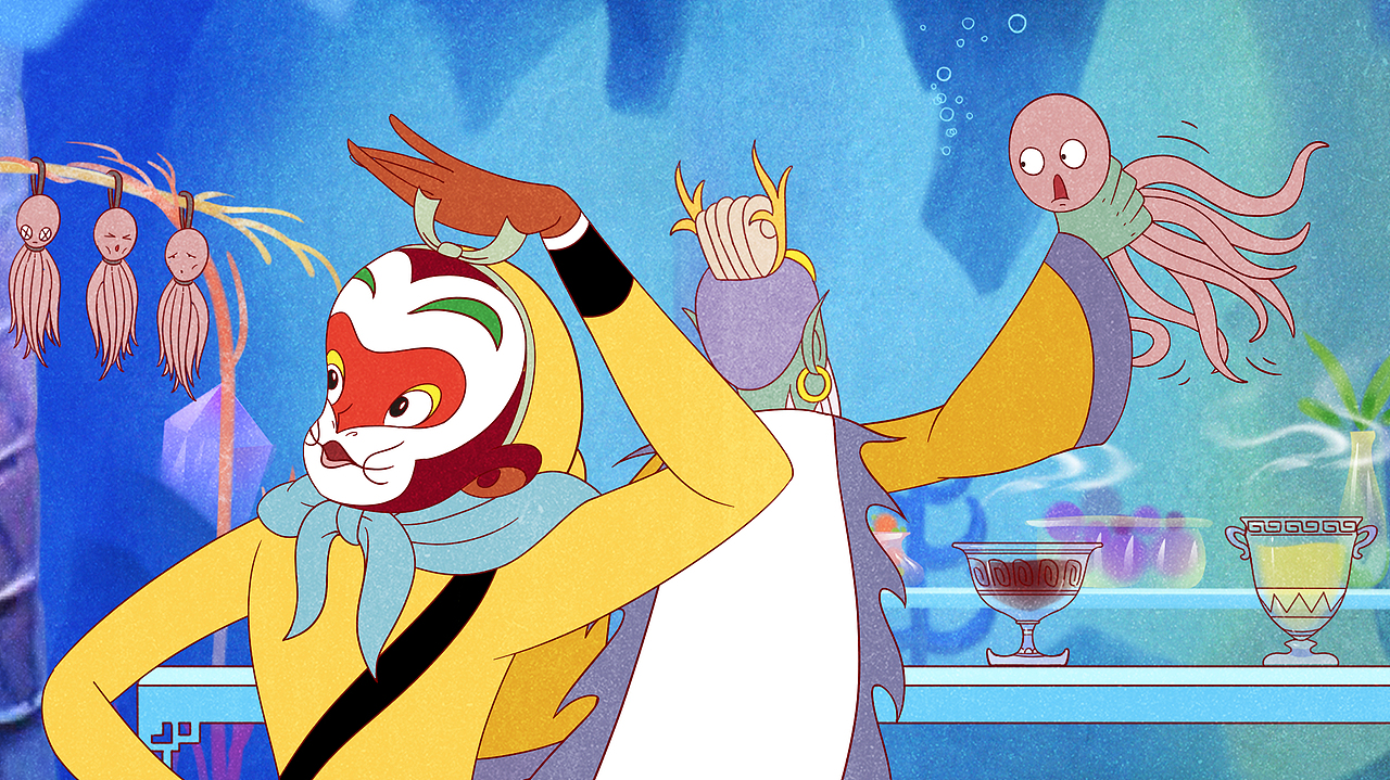 上美影IPx新东方在线|老龙王折戟BlackTea动画分镜绘制（图ZMzcxNDYwMTA4） - 商业插画 - 站酷设计师崇几原创素材 - 站酷ZCOOL