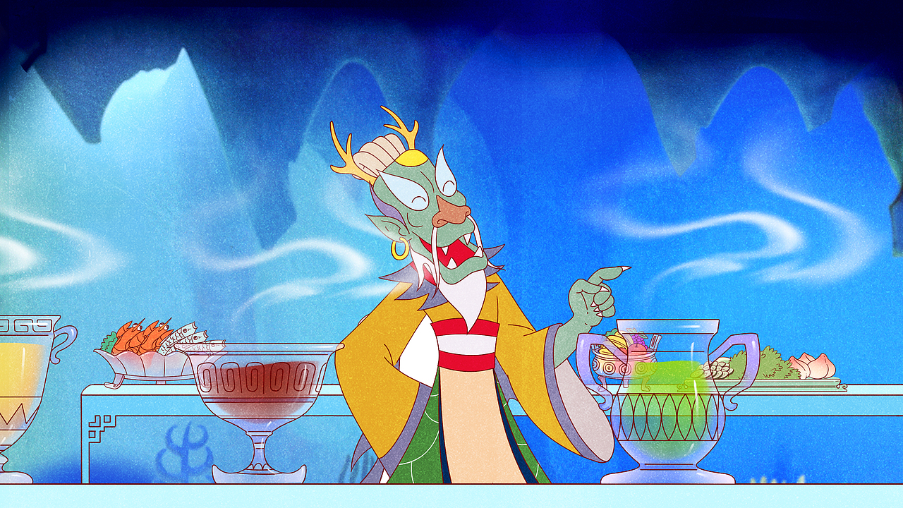 上美影IPx新东方在线|老龙王折戟BlackTea动画分镜绘制（图ZMzcxNDYwMTky） - 商业插画 - 站酷设计师崇几原创素材 - 站酷ZCOOL