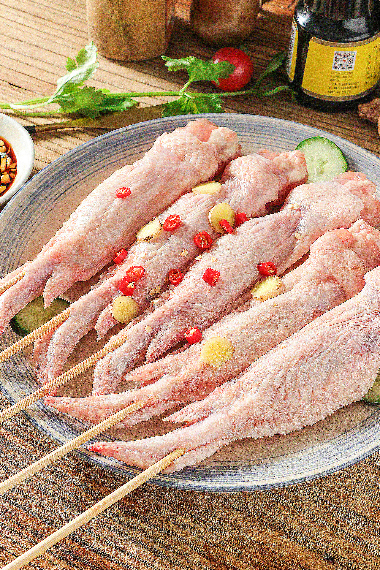 烧烤冻品预制菜油炸串食材鸡翅鸡牛羊肉串冷冻铁板串