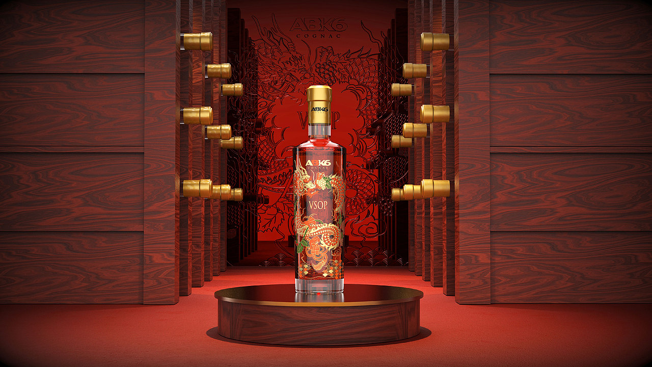 「ABK6」VSOP龙年限量版 x BH由白致黑（图ZMzcxNDYyMjQ0） - 商业插画 - 站酷设计师BH由白致黑原创素材 - 站酷ZCOOL