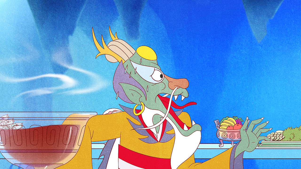 上美影IPx新东方在线|老龙王折戟BlackTea动画分镜绘制（图ZMzcxNDYyOTk2） - 商业插画 - 站酷设计师崇几原创素材 - 站酷ZCOOL