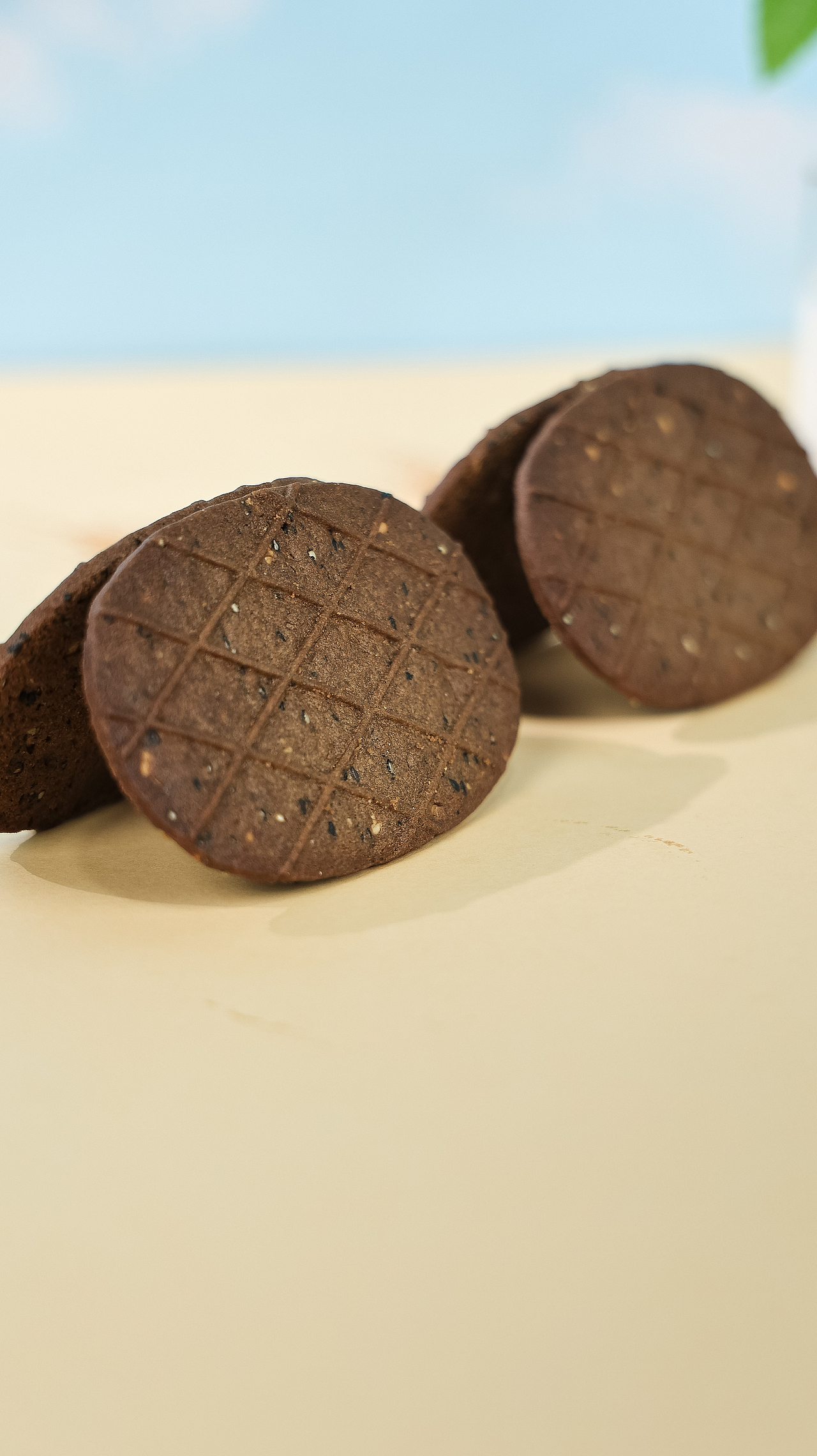 HIBS无蔗糖黑芝麻华夫饼