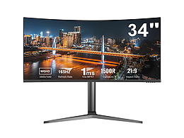 34寸曲面显示屏