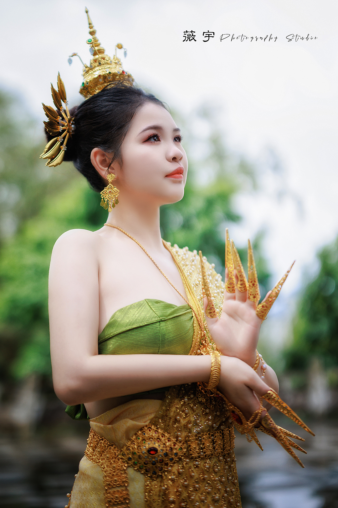 一组傣族簪花拍摄/修图