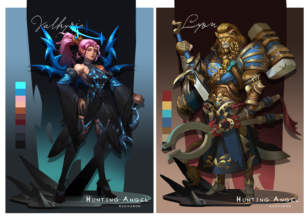 北欧神话主题人物设计（图ZMzcxNTAzMTQw） - 游戏原画 - 站酷设计师DaleXYZ原创素材 - 站酷ZCOOL