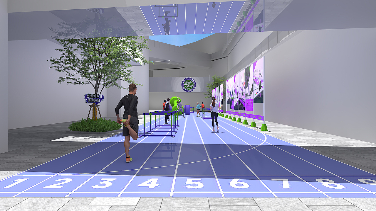 奥运跑道（图ZMzcxNTA0MTQw） - 展陈设计 - 站酷设计师自然呀原创素材 - 站酷ZCOOL