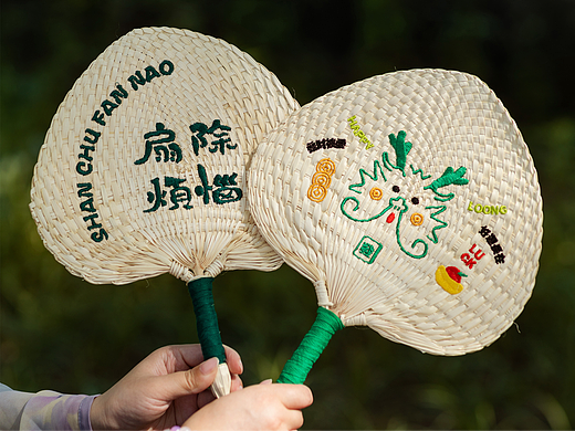 南京摄影|产品拍摄| 夏天手工编织轻便扇子棕叶蒲扇