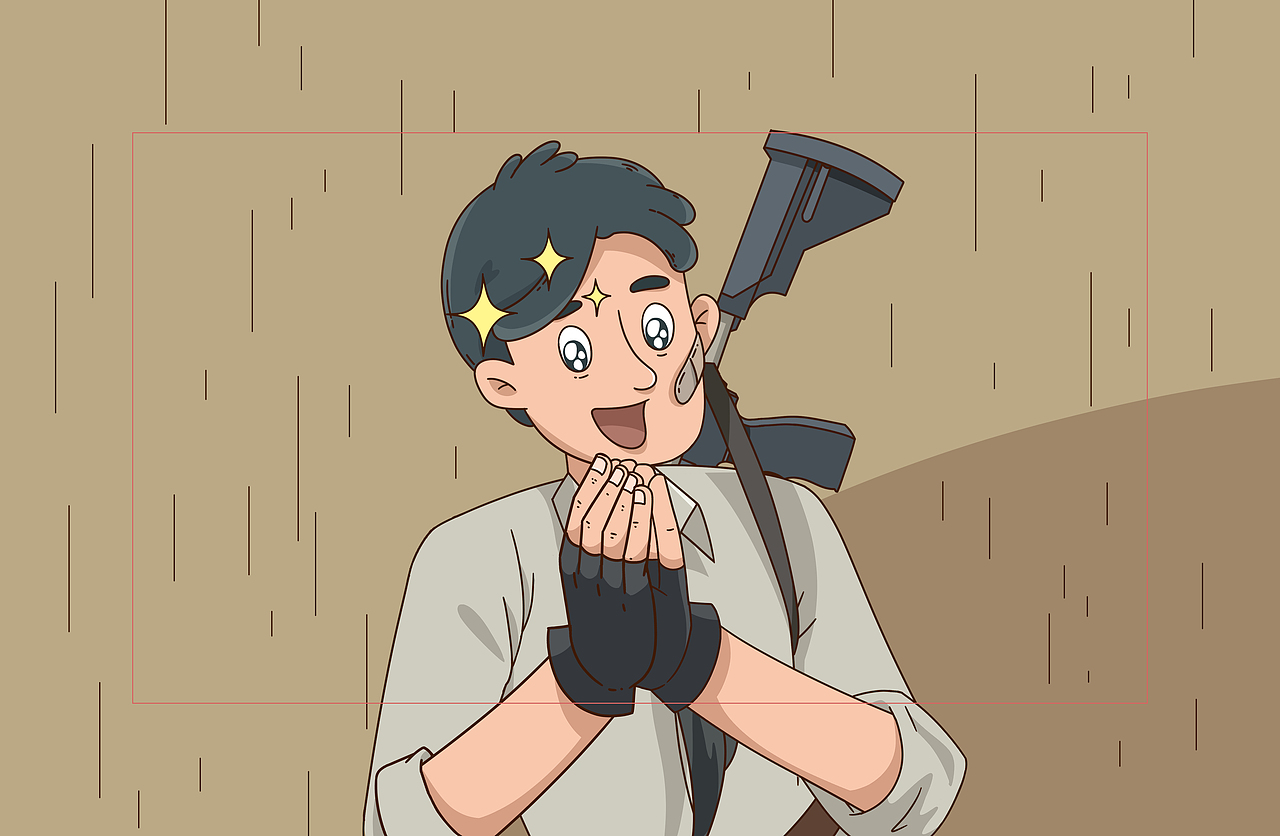 PUBGM趣味视频分镜插画合集