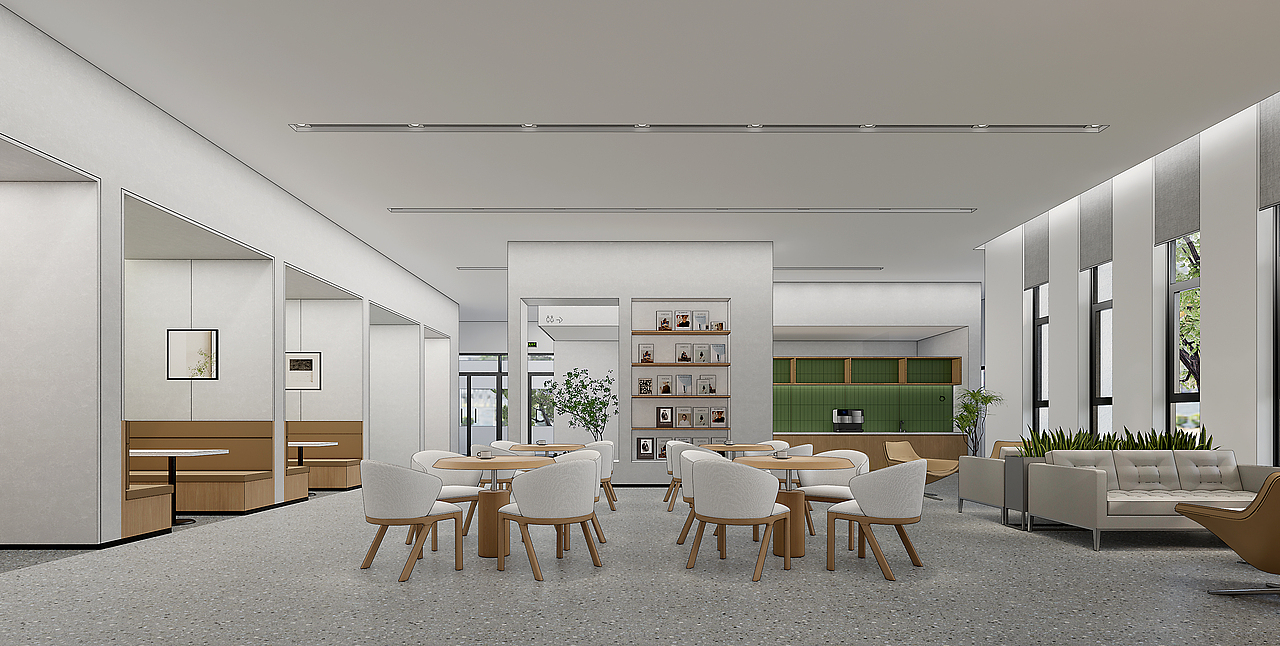 1500平办公大堂设计