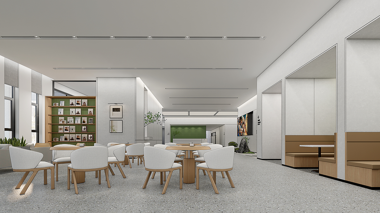 1500平办公大堂设计