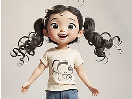 Q版人物練習  奇域AI小試牛刀